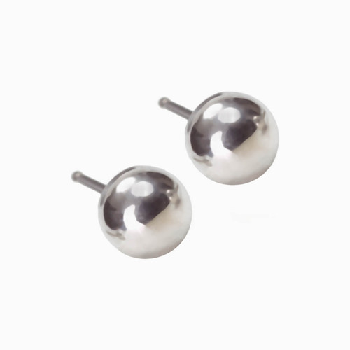 Tiny 2mm Ball Stud Silver Earrings - Studio Jewellery US
